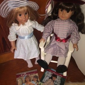 American Girl Dolls Samantha and Nellie